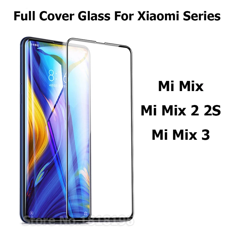 Защитное стекло закаленное 3D для Xiaomi Mi MIX 2/2S/3/MiMix/MIX2/Mix2S/Mix3|Защитные стёкла и плёнки