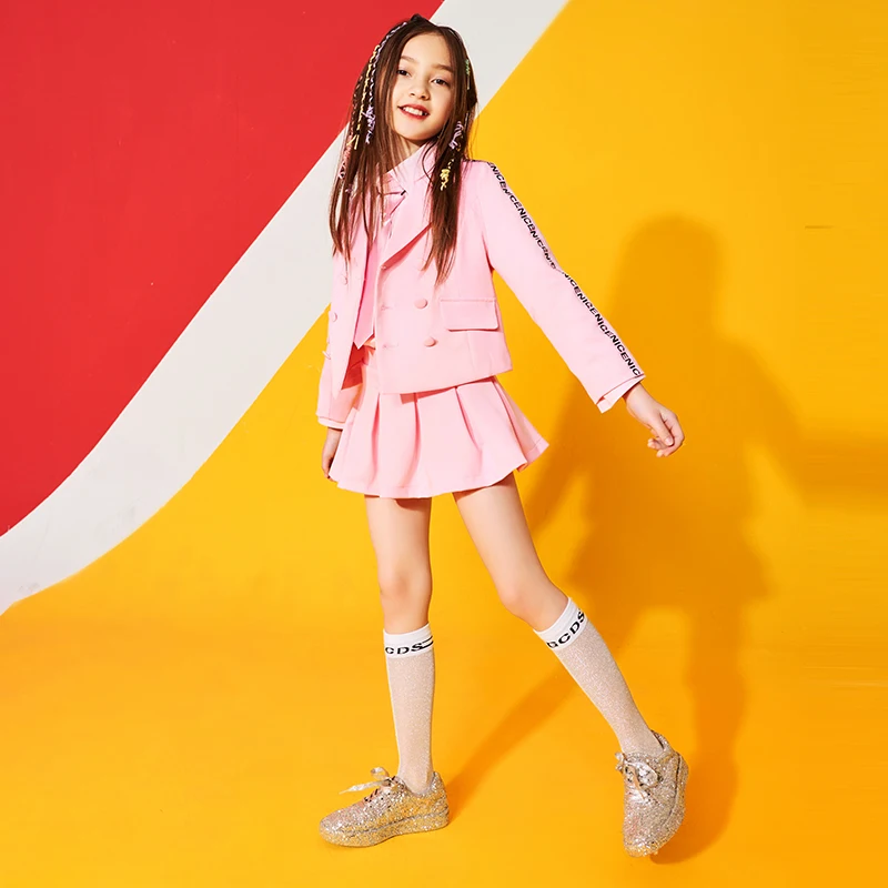 Детский костюм для джазового танца Танцевальное платье в стиле хип хоп девочек