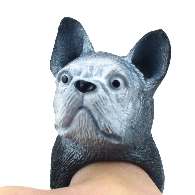 Мини милые 3D кольца в виде животных собаки на палец милой игрушки для детей