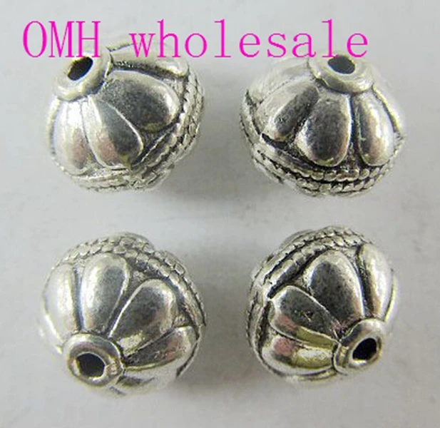 

OMH оптовая продажа 50 г 19 шт. мм Ретро фотоаксессуары цинковый сплав Круглые космические бусины для браслета PJ131