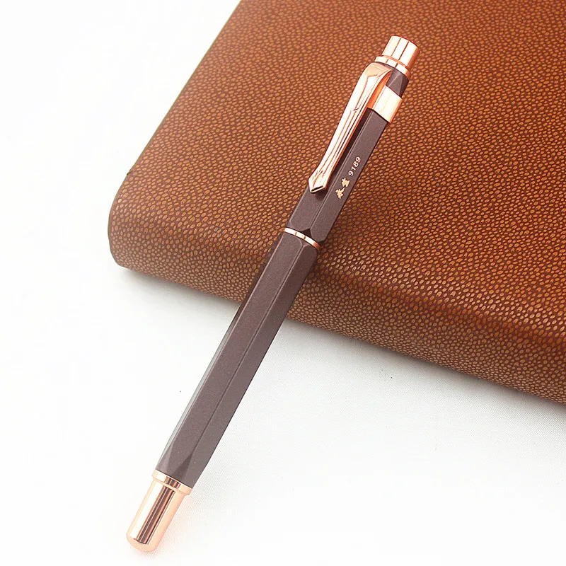 Высокое качество металлическая авторучка 0 38 мм дополнительный тонкий