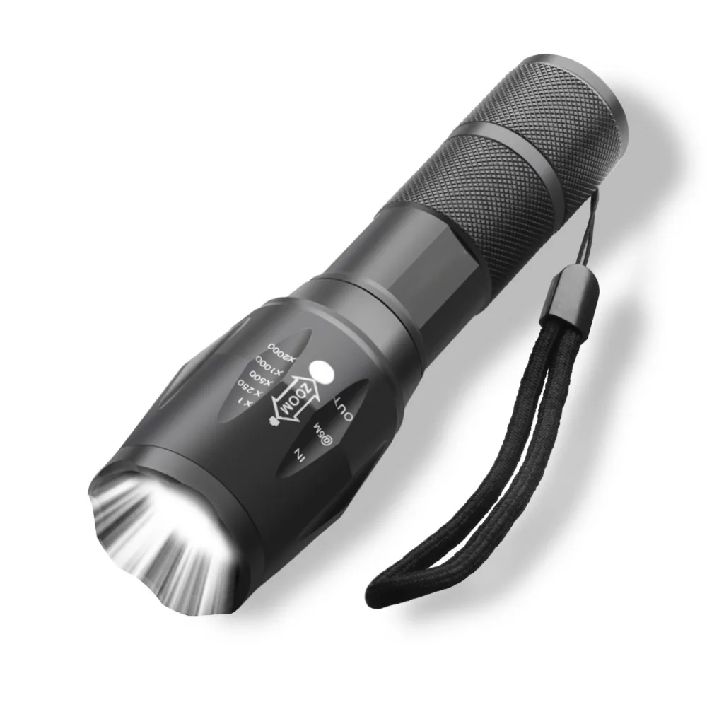 Фонарь PANYUE Traffic red baton полицейский тактический фонарь 3800LM мощный светодиодный