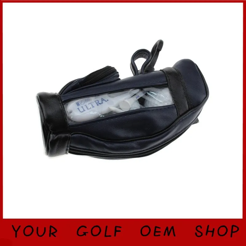 CRESTGOLF PU держатель для мяча гольфа маленький мяч с крючком и 3 шт. тренировочных