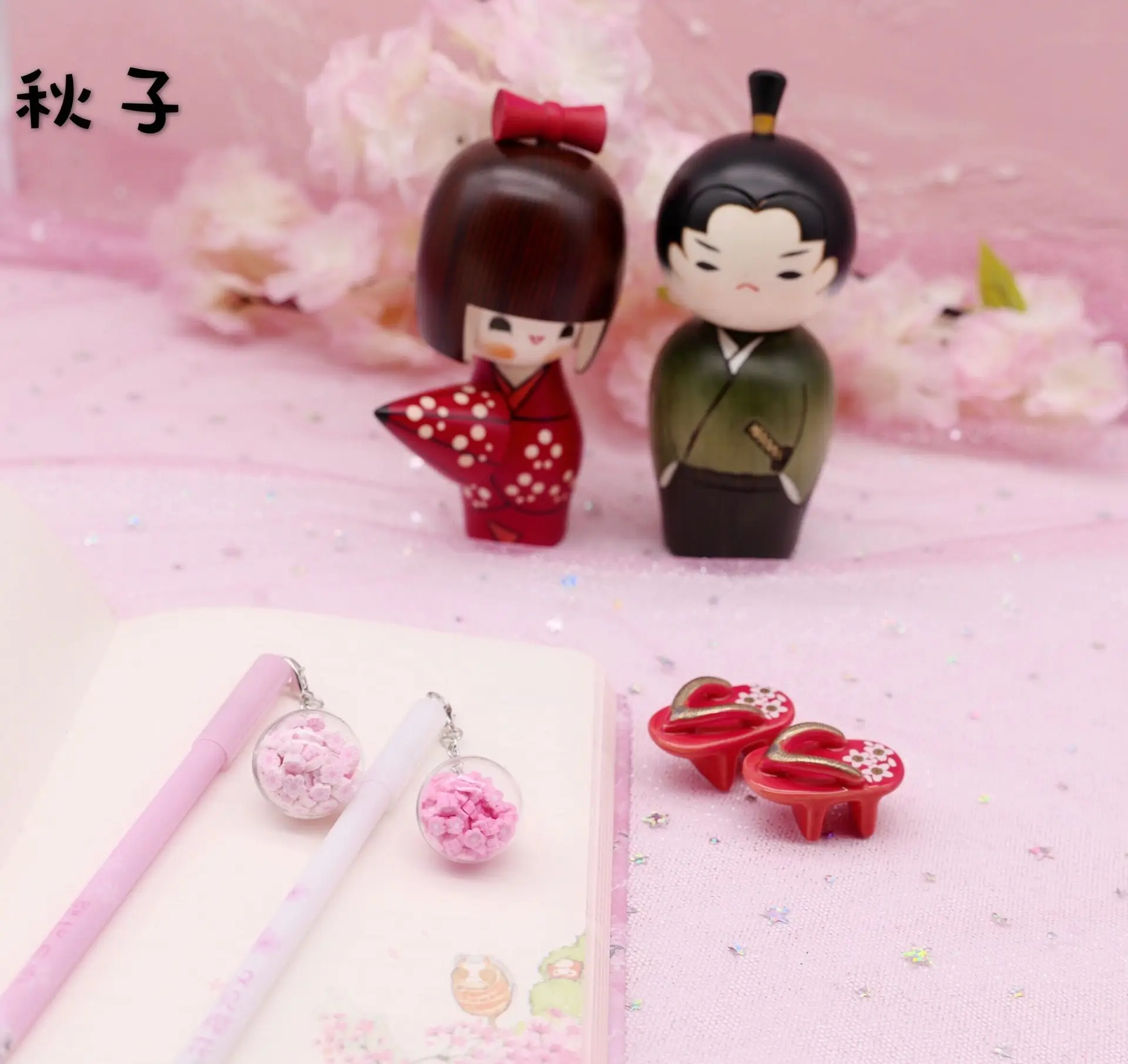 

30pcs/lot Gel Pens See Cherry Blossoms Black Gel-ink Student Pen Pen for Writing Cute Stationery Office School Supplies 0.5mm