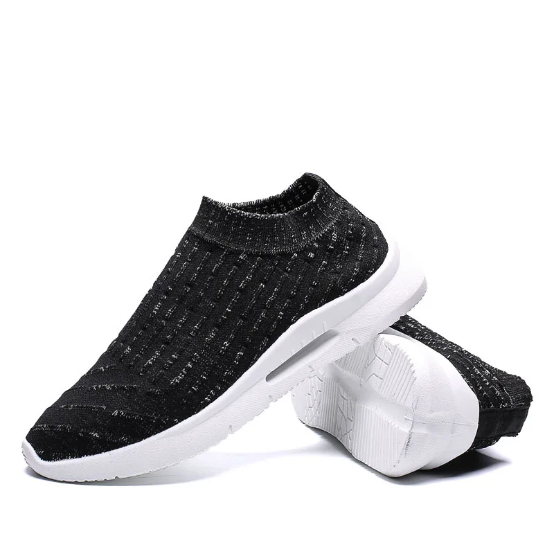 2019 Men Shoes Beathable Air Mesh Men's Casual Slip on Summer Sock Boat Masculino Adulto Home Comfortable Loafers | Мужская обувь