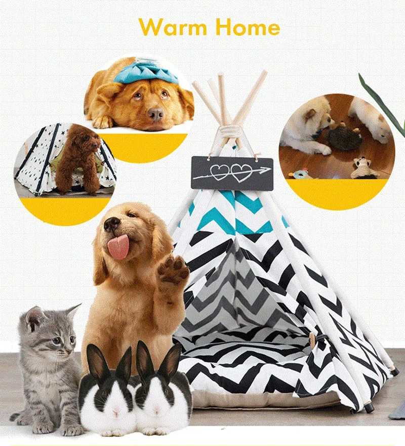 2019 New Dog House Beds Travelling tents Pet Tent Bed Cat Toy Portable Sleeping Bag | Дом и сад