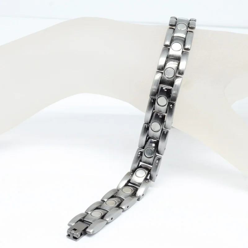 Vivari трендовый античный серебряный цвет Магнитный браслет для мужчин стиль