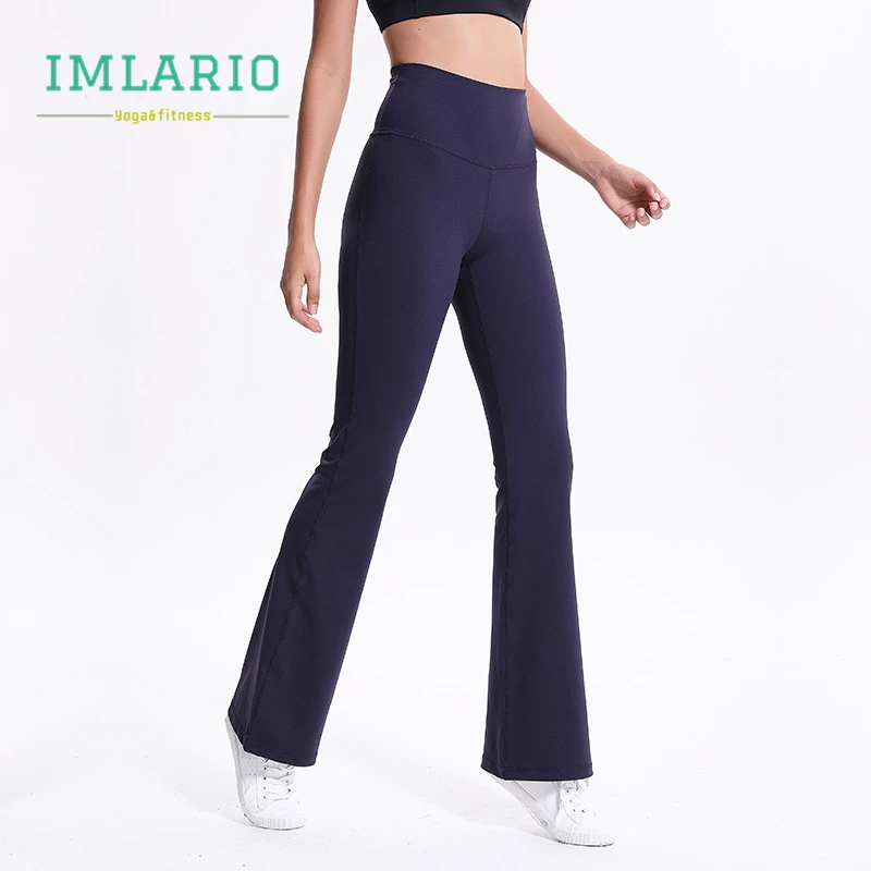 Imlario 2018 Boot Cut тренажерный зал штаны для йоги животик Управление тренировки бега