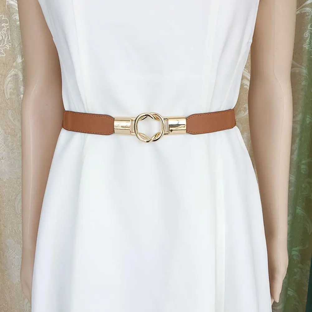 Женский эластичный пояс с пряжкой в Корейском стиле красный черный белый |