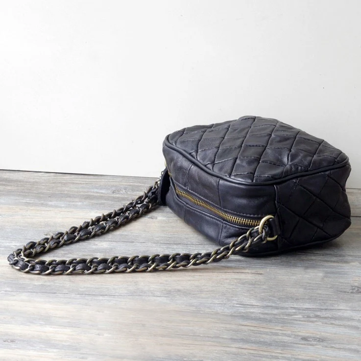 Натуральная кожа небольшой ручной работы из мягкой овчины женщины сумку