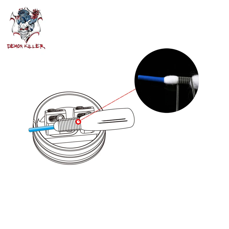 Органический Demon Killer Vape хлопок 30 штук в пакете. DemonKiller Slacker твердом переплете