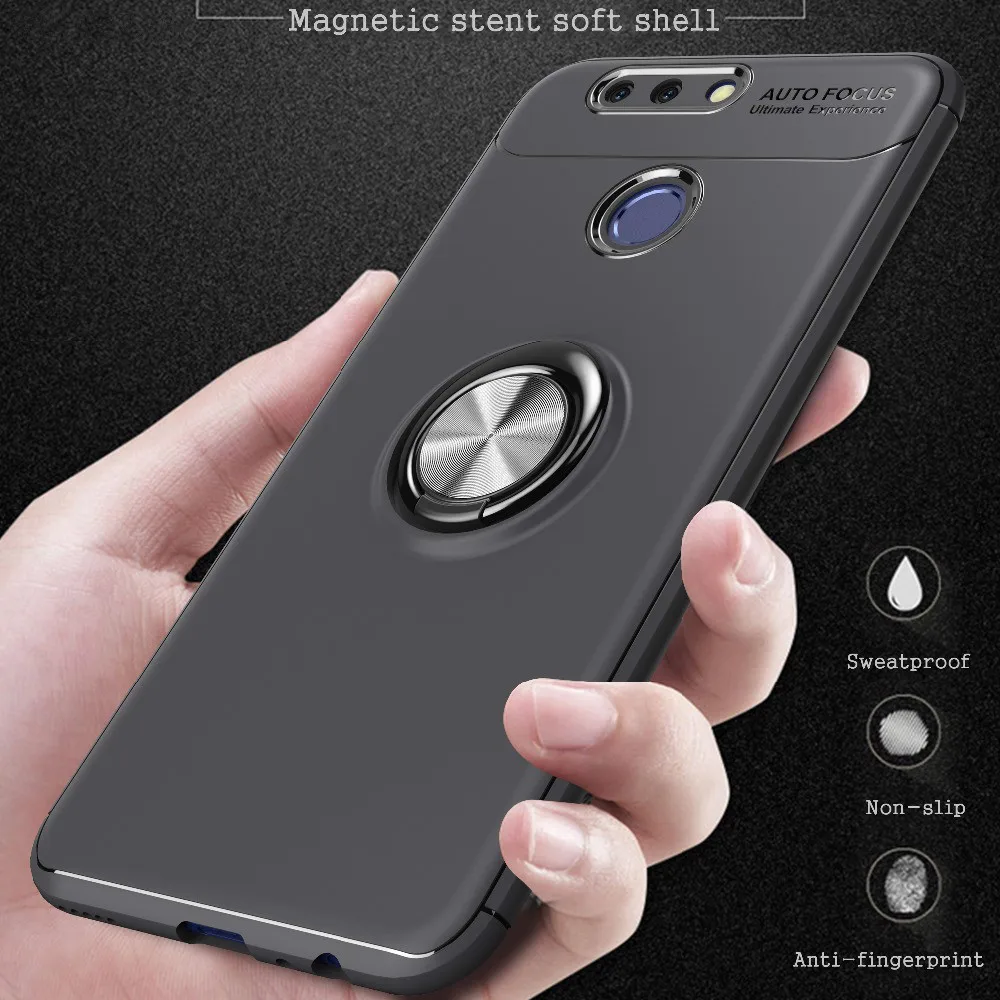 VBNM Luxury Soft Cases for Huawei Honor View 10 V10 phone Case V9 8 Pro Cover View10 8Pro Rotating silica gel |