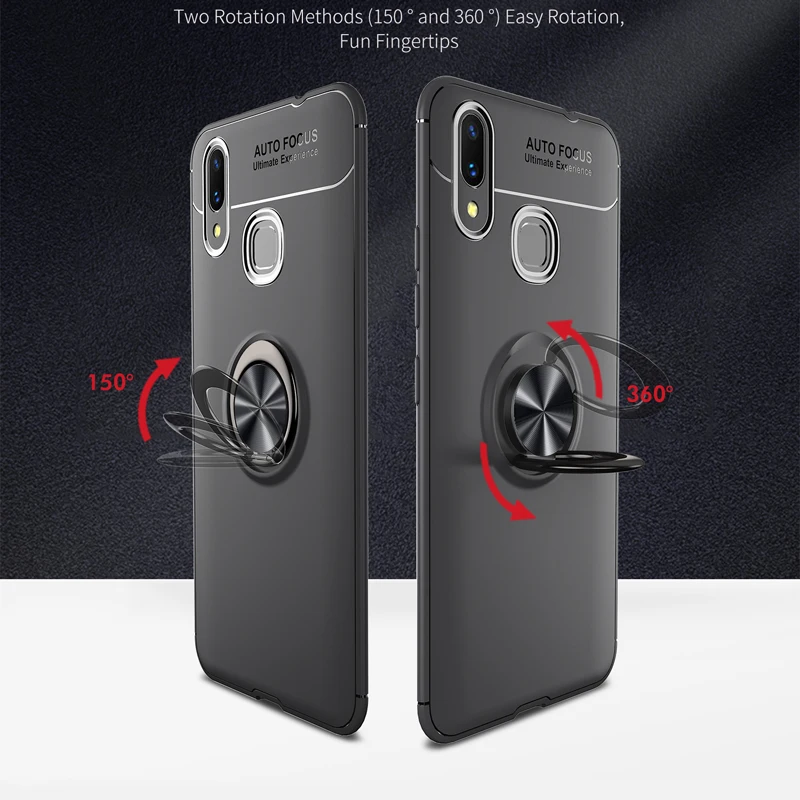 Nova 3 чехол с магнитным кольцом и кронштейном для Huawei 3i nova nova3 INE LX2 силиконовый