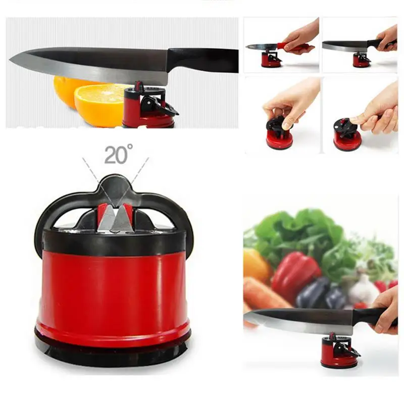 Suction Knife Sharpener Sharpening Tool Easy and Safe to Sharpens Kitchen Chef Knives Damascus | Дом и сад