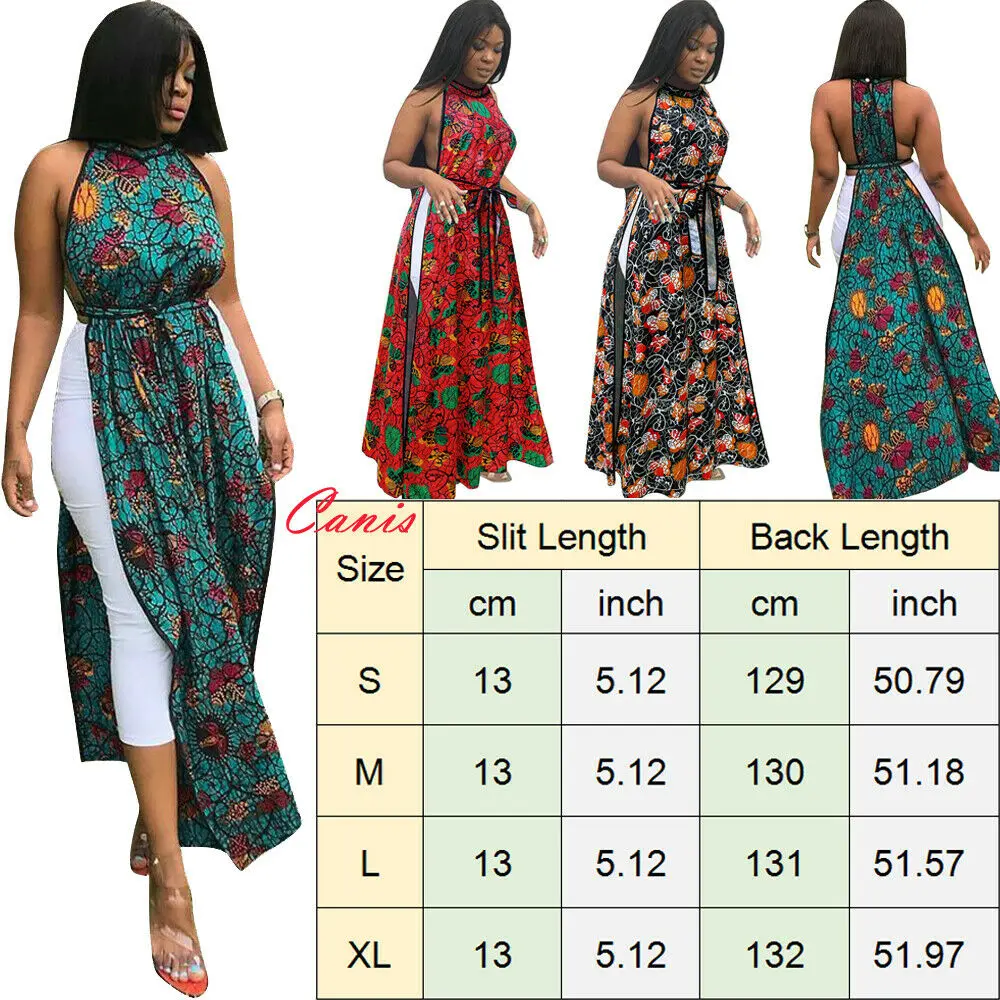 Женское платье с цветочным принтом Boho винтажное Бандажное длинное поясом на