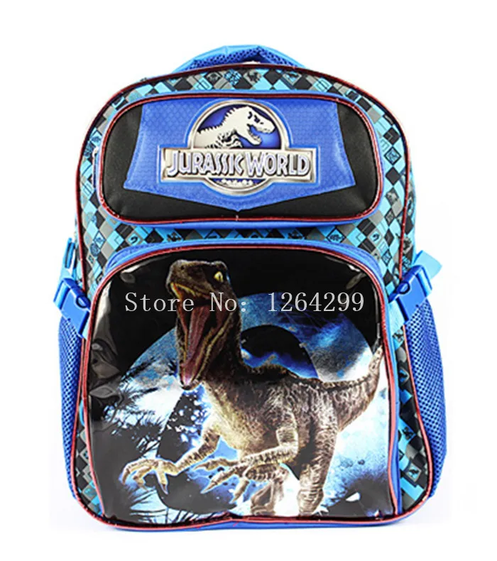 Новая мода мир Юрского периода Динозавр Мальчики школьные сумки Детский мультфильм рюкзак сумка для детей