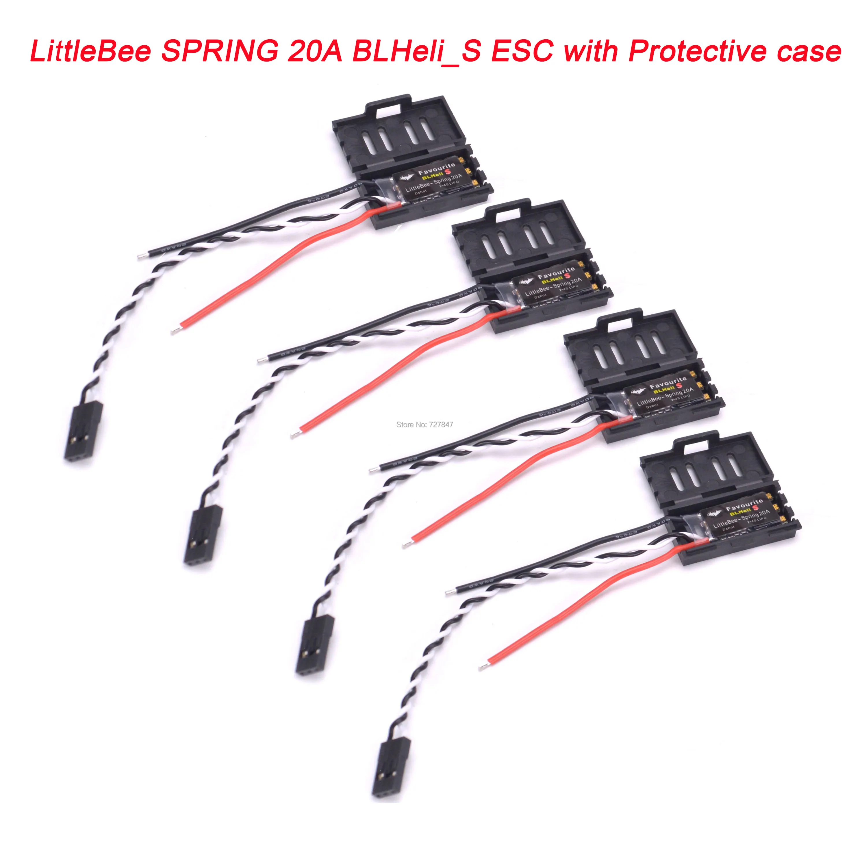 FVT LittleBee Little Bee SPRING 20A BLHeli_S ESC DSHOT BLHeli S Speed Controller 2-4S for FPV Raing Drone Quadcopter 210 250