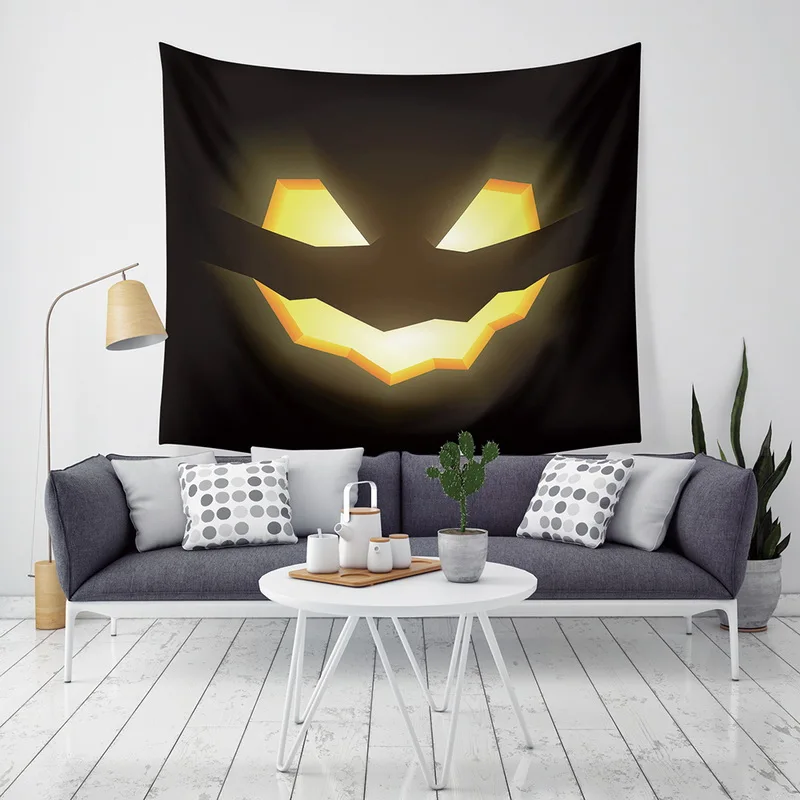 1 шт. полиэстер Хэллоуин украшения 2019 новый дизайн искусство настенные гобелены