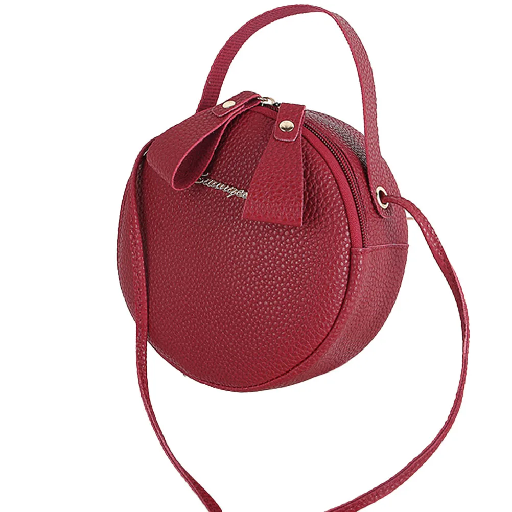 Круглая дизайнерская модная женская сумка на плечо кожаные женские