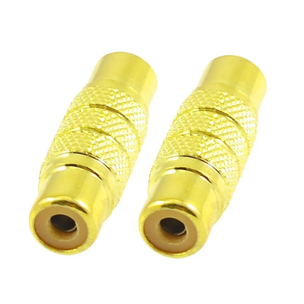 

100pcs RCA AV Audio Video Coupler Female to RCA Female Adapter connector