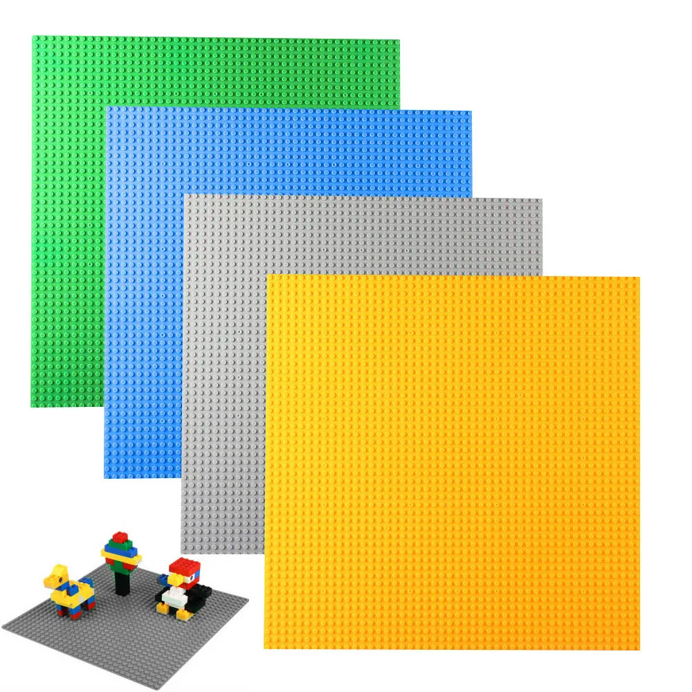 1 шт. 2019 бренд большой размеры 40*40 см Конструкторы DIY Baseplat 50*50 точек Малый Базовая