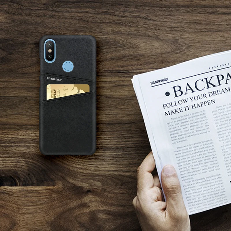 Обложка на заднюю панель из искусственной кожи для Xiaomi Redmi Note 7 чехол телефона