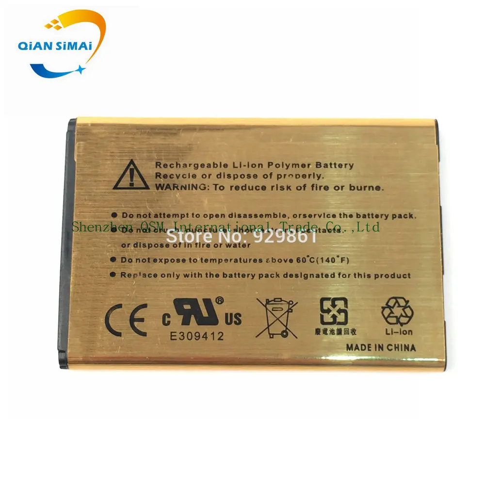 Оригинальный Золотой Аккумулятор для LG C660 P693 P698 E610 E615 E612 E400 фотоаккумулятор 2450
