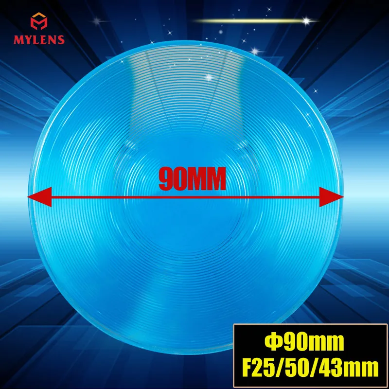 Бесплатная доставка малый размер короткий фокус линза Френеля фокусное