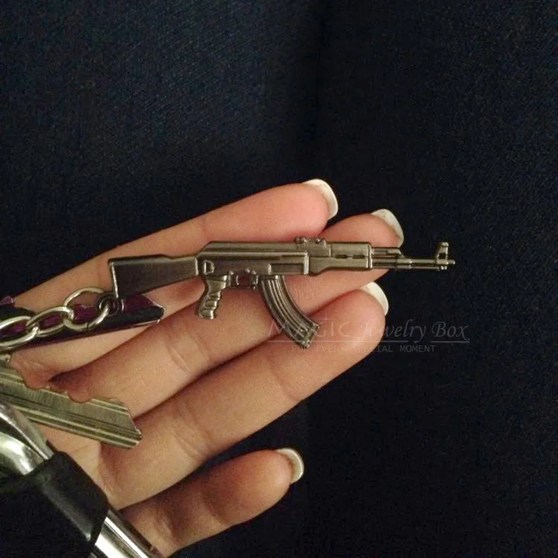 Новинка брелок для ключей CS GO AK47 мужской Снайпер M4A1 | Украшения и аксессуары