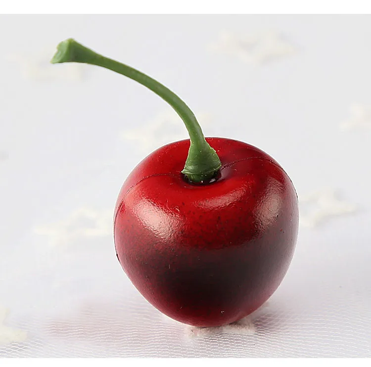 Искусственные фрукты вишни 20 шт. пена поддельные фрукты tchen стол DIY украшения дома пластиковые муляжи фруктов вишня дисплей реквизит