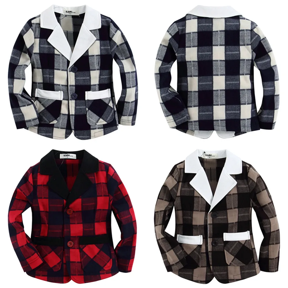 Новое поступление Красный Клетчатый тканый фланелевый хлопковый Блейзер 100% для