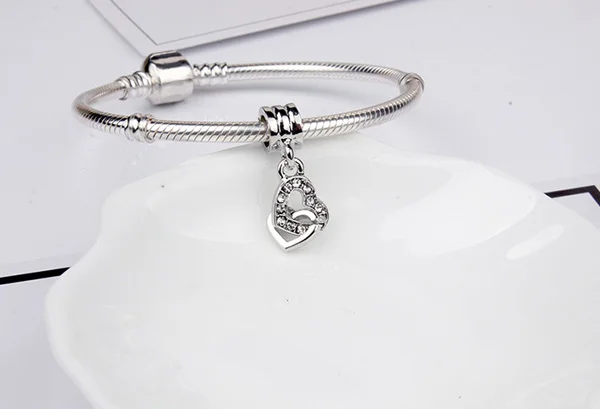 Новый стиль двухслойный Кристалл Любовь сердца кулон бусы подходят брендовые