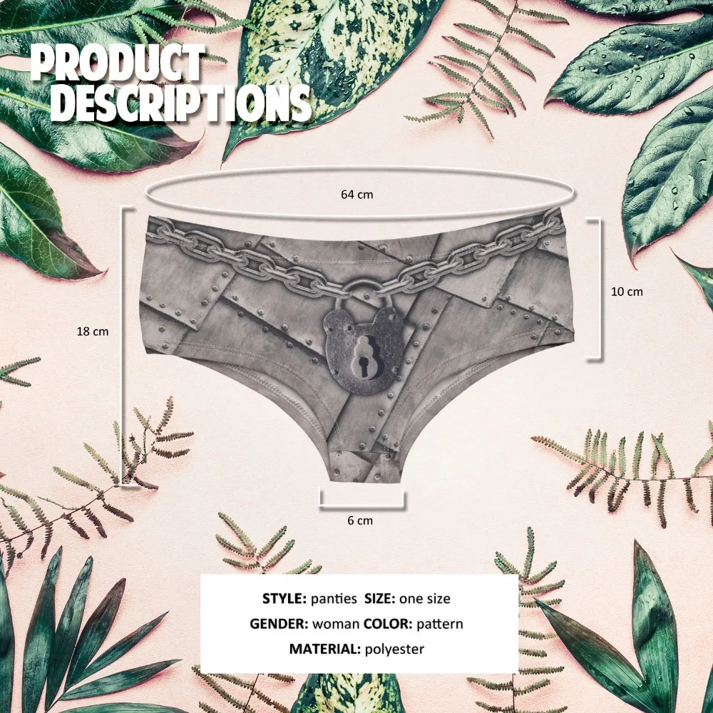 Женские Трусы стринги LEIMOLIS серые с забавным принтом|Женские трусики| |