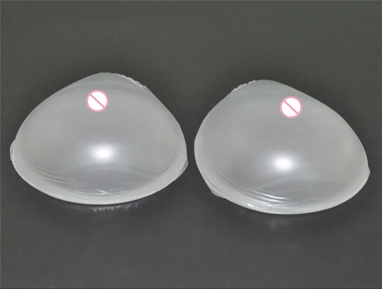 

1pair 800g C cup Transparent False Breasts Silicone Breast Forms Fake boobs Tits Artificial bust pad transgender Cosplay Shemale