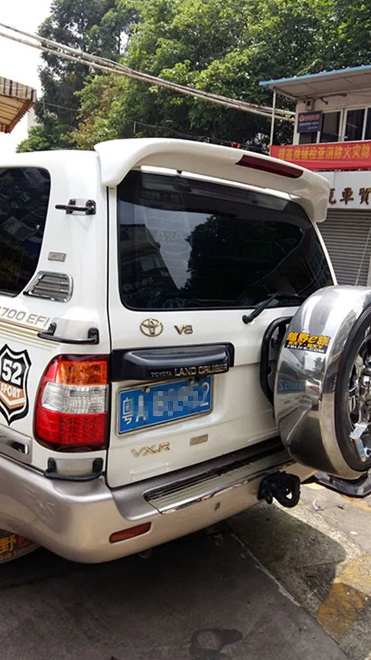 Osmrk Неокрашенный задний крышный козырек из АБС пластика спойлер для toyota Land cruiser