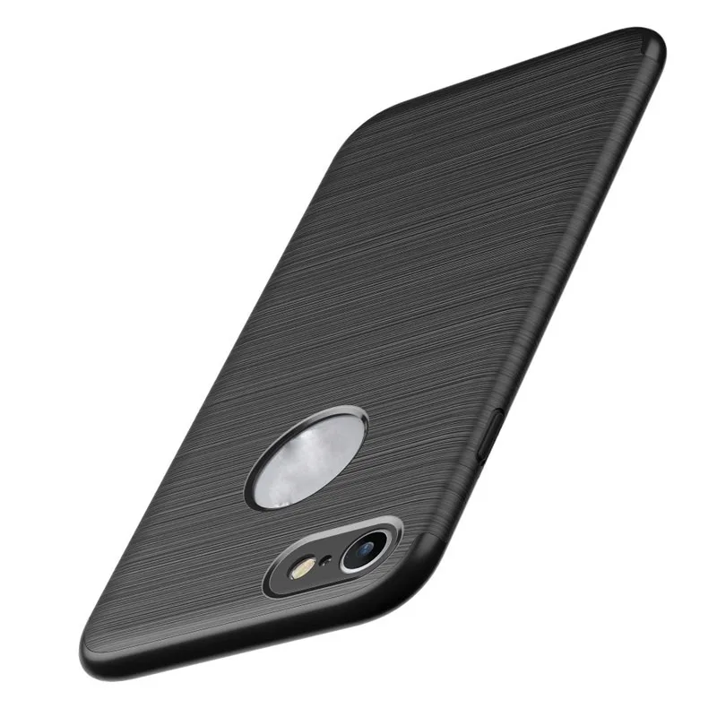 Чехол для iPhone 8 полноразмерная Защитная двухслойная тонкая задняя крышка из ТПУ +
