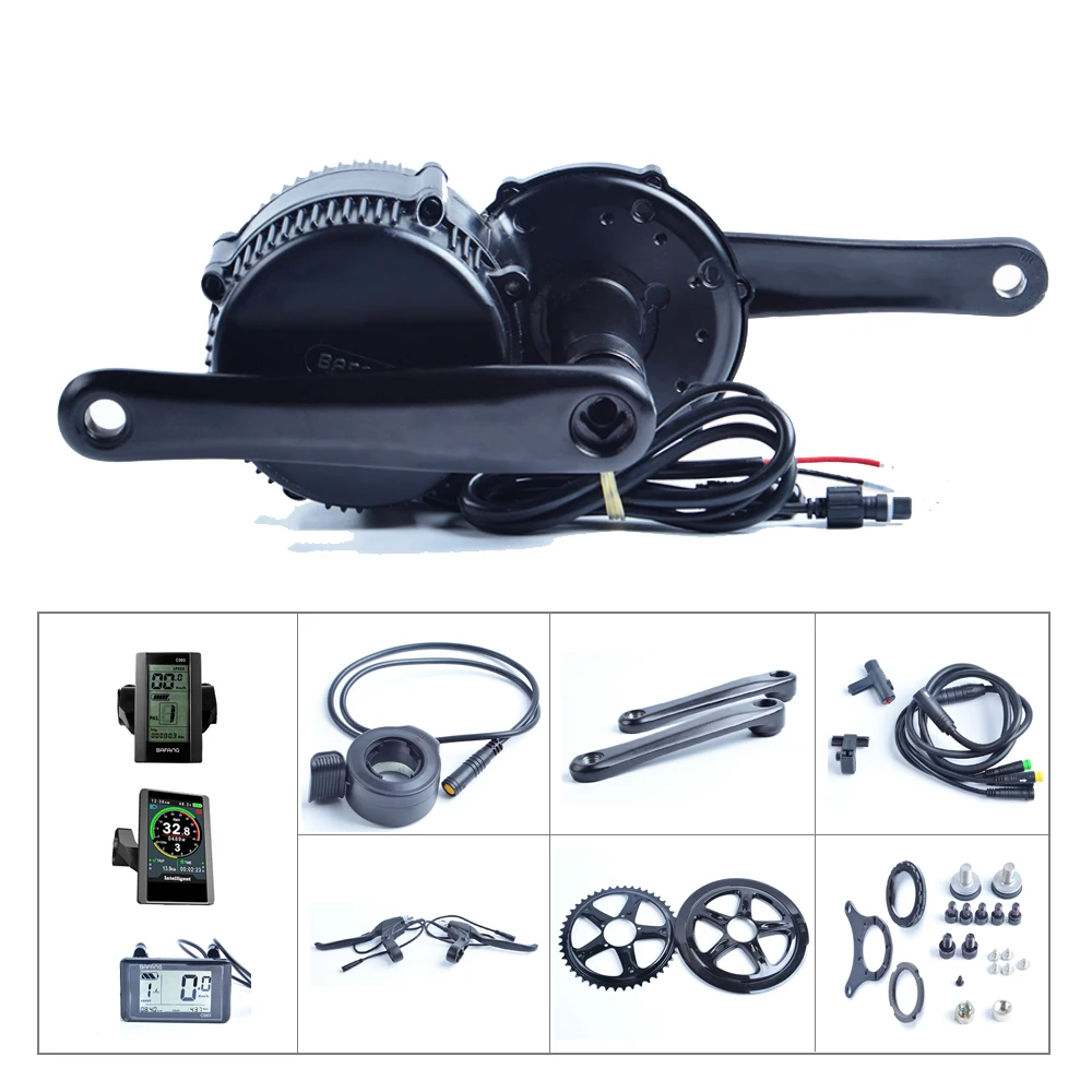 Набор для переоборудования электрического велосипеда Bafang 8fun BBS02 BBS02B, 36 В, 500 Вт, электрический велосипед