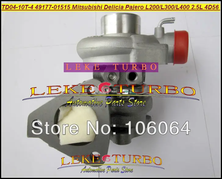 Бесплатная доставка Турбокомпрессор TD04 49177-01515 49177-01503 для Mitsubishi L300 4WD Delicia Pajero Shogun