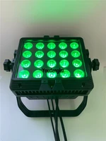 8 pcs outdoor wash led city color light 20x18w waterproof rgbwa uv 6in1 led outdoor wall washer lighting
