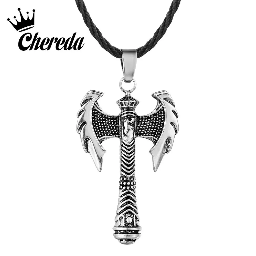 Chereda топор Viking славянские бусы для мужчин Панк Байкер хипхоп ювелирные изделия