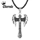 Chereda топор Viking славянские бусы для мужчин Панк Байкер хипхоп ювелирные изделия винтажные вечерние бар бойфренд лучший подарок