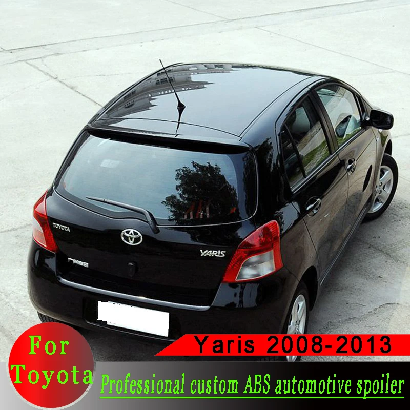 Спойлер заднего крыла автомобиля из АБС материала для Toyota Yaris 2008 2013 задний