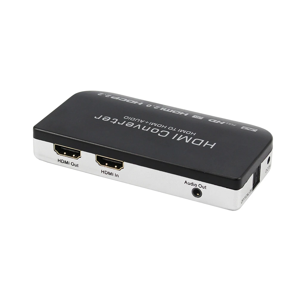 HDMI 2 0 экстрактор в и оптический TOSLINK SPDIF + 3 5 мм стерео аудио конвертер 4K 3D ARC