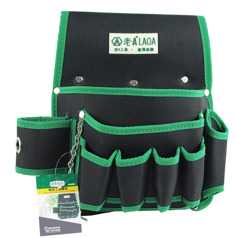 

LAOA Multifunction Tool Belt 600D Double Layers Oxford Fabric Repair Bags Waist Pack Bag For Electrician Household With Belt