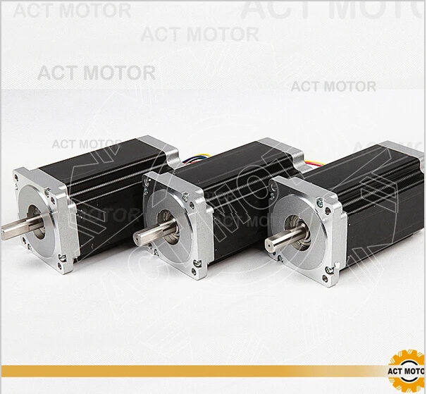 

US Free shipping ACT 3PCS Nema34 Stepper Motor 34HS5460 Single Shaft