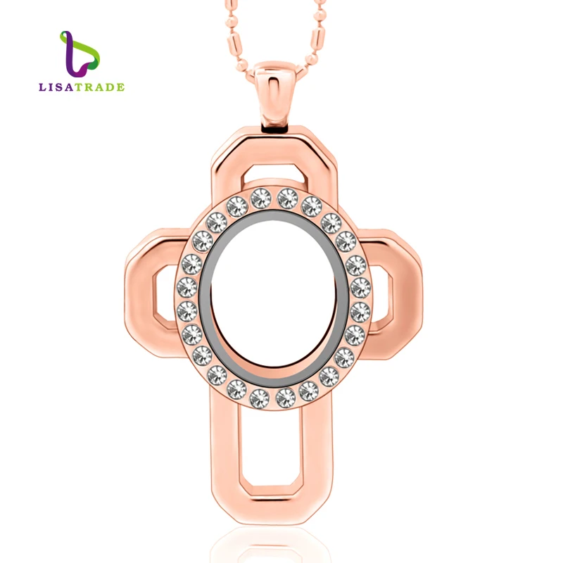 Diylocket кулон с фото крест магнитное стекло медальон Подвеска Ожерелье для женщин и