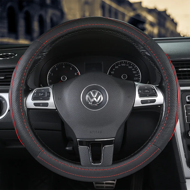 

Leather car steering gear four-season general steering gear summer gear