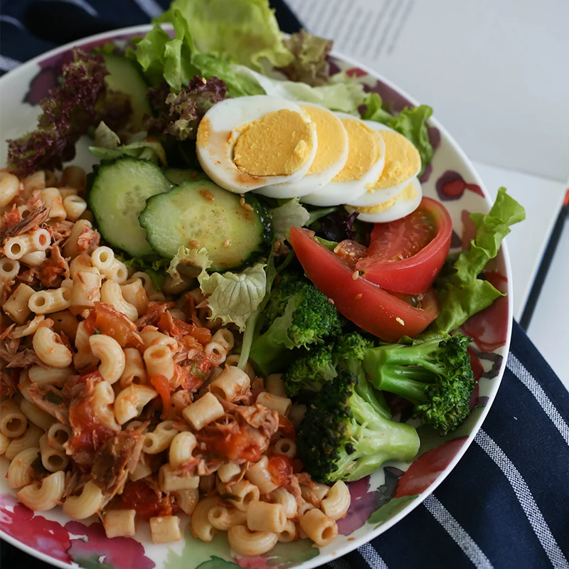 Креативное пасторальное акварельное цветочное блюдо из костяного фарфора