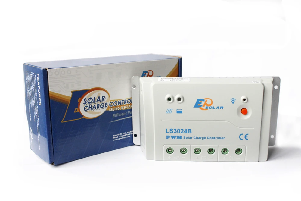 Контроллер солнечной энергии LS3024B с функцией bluetooth 30A30amp + MT50 черного цвета 12В 24В