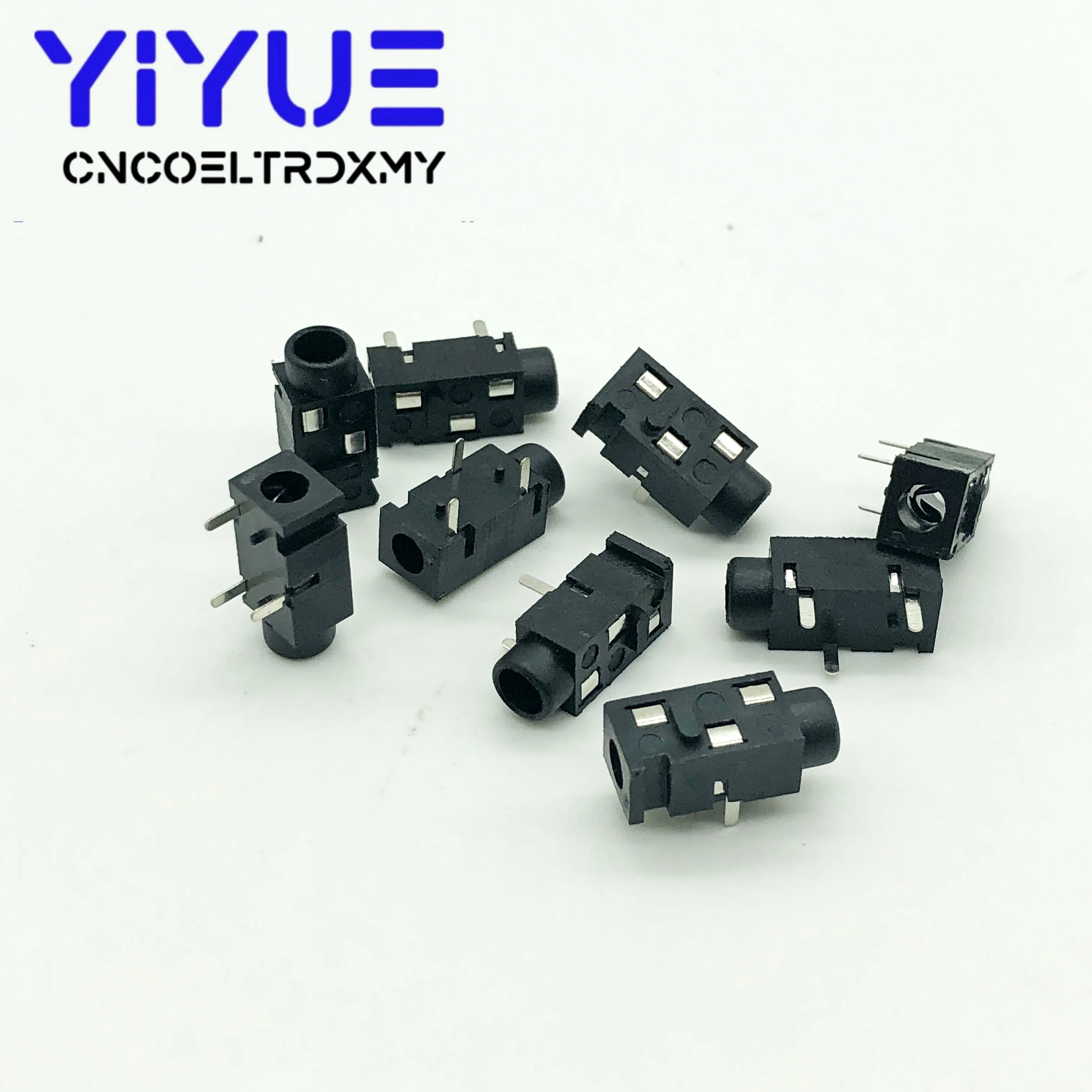 10 шт. 3 5 мм гнездовой аудиоразъем контактный DIP разъем для наушников PJ
